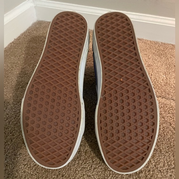 Vans Hightop Sk8-Hi Shoes Blue White Suede Men’s Size 10. Excellent condition - Picture 4 of 6